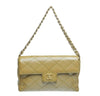 Chanel Gold Flap Shoulder Bag Caviar