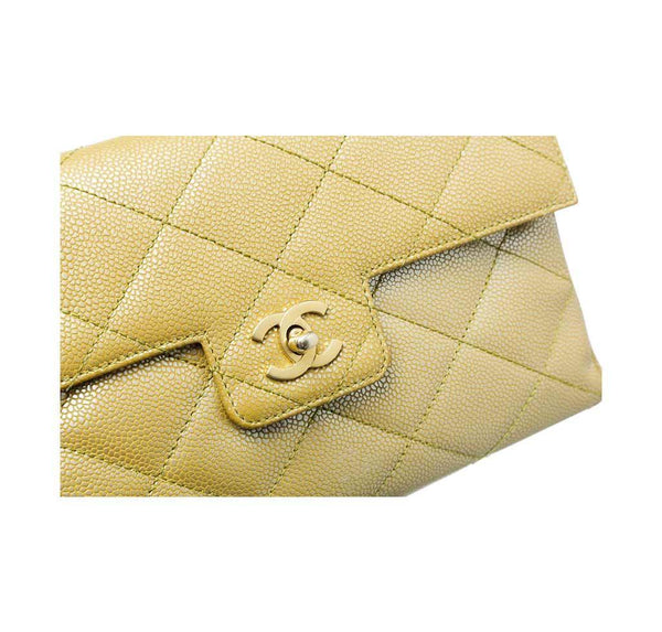 chanel flap shoulder bag gold used detail