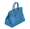 hermes birkin 35 mykonos blue new side