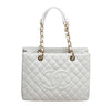 Chanel White Grand Shopper Tote Bag