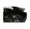 chanel half moon shoulder bag black used inside