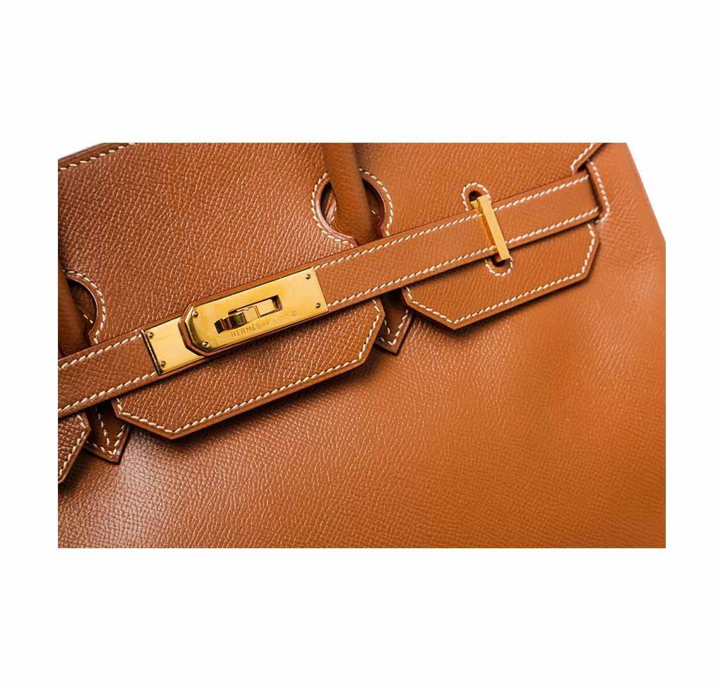 Hermes Birkin 35 Craie Epsom Gold Hardware #T - Vendome Monte Carlo