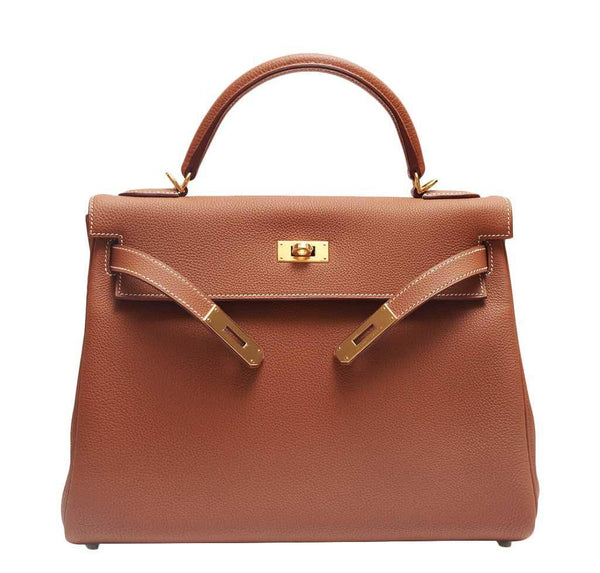 hermes kelly retourne 32 gold new front open